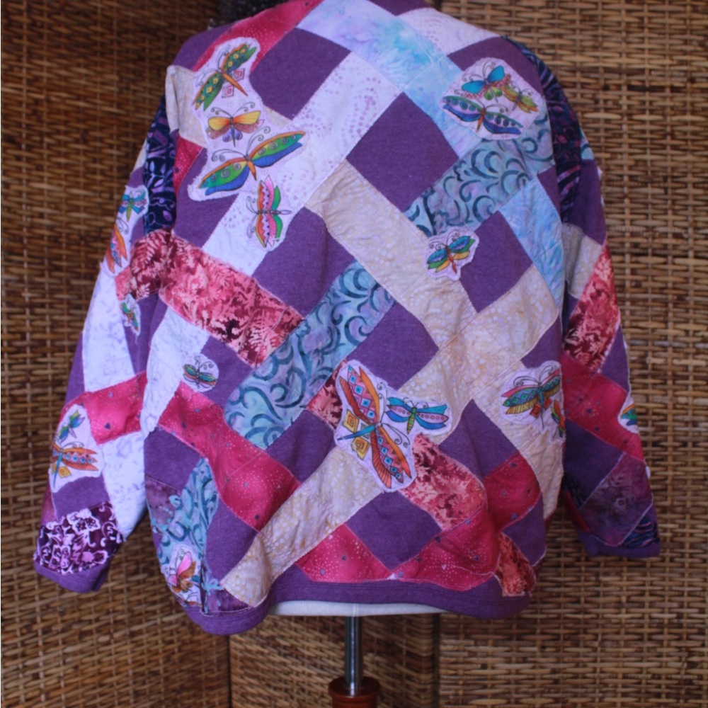 Vibrant Patchwork Women's Jacket - image 5